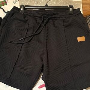 Amazon Essentials Black Athletic Men's Shorts